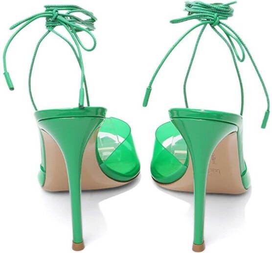 Gianvito Rossi Skye pumps met striksluiting Groen