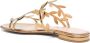 Gianvito Rossi Flavia leren sandalen Goud - Thumbnail 3