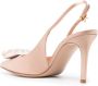 Gianvito Rossi Satijnen sjaal Beige - Thumbnail 3