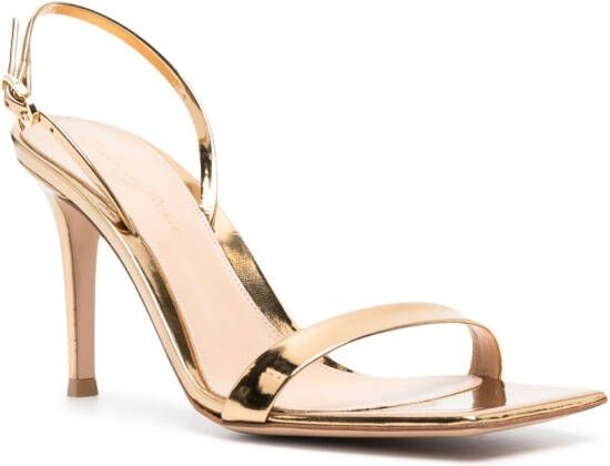 Gianvito Rossi Geknoopte sandalen Goud