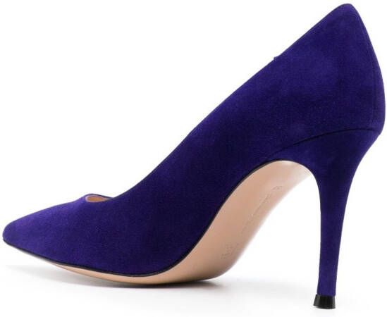Gianvito Rossi Gianvito suède pumps Paars