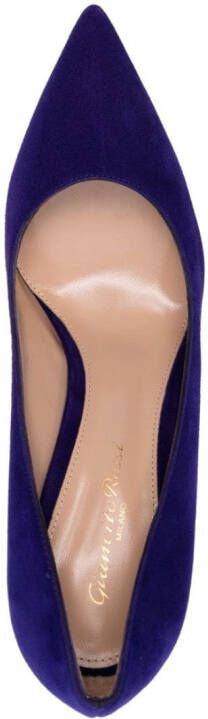 Gianvito Rossi Gianvito suède pumps Paars