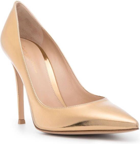 Gianvito Rossi Gianvito metallic pumps Goud