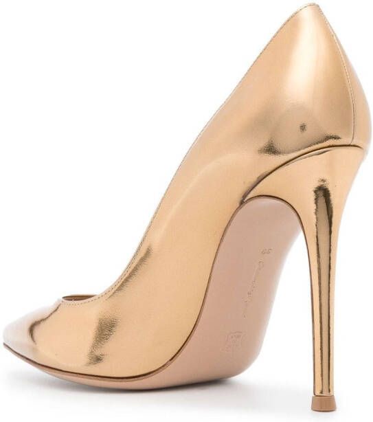 Gianvito Rossi Gianvito metallic pumps Goud