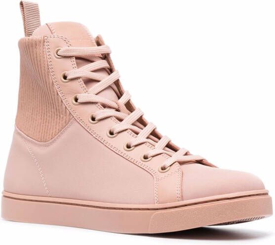 Gianvito Rossi High-top sneakers Roze