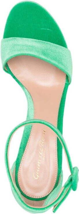 Gianvito Rossi Holly chenille sandalen Groen