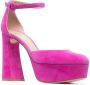 Gianvito Rossi Holly D'Orsay pumps met plateauzool Roze - Thumbnail 2