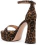 Gianvito Rossi Holly sandalen met luipaardprint Bruin - Thumbnail 3