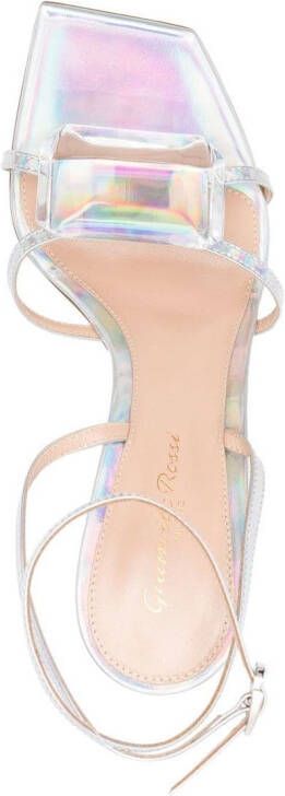 Gianvito Rossi Holografische pumps Zilver