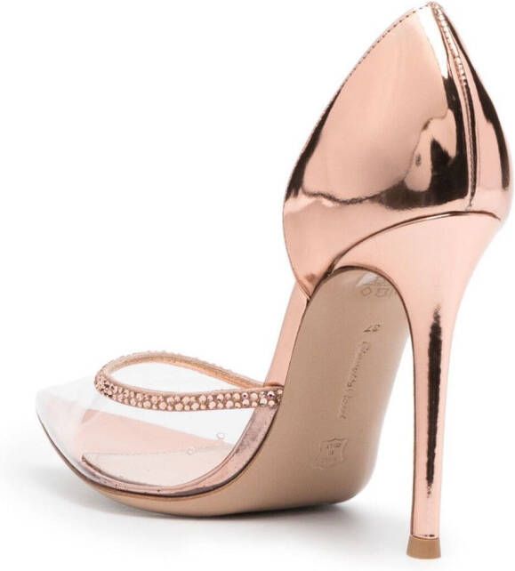 Gianvito Rossi Hortensia pumps verfraaid met kristallen Roze