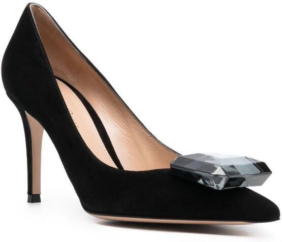 Gianvito Rossi Jaipur pumps verfraaid met kristallen Zwart