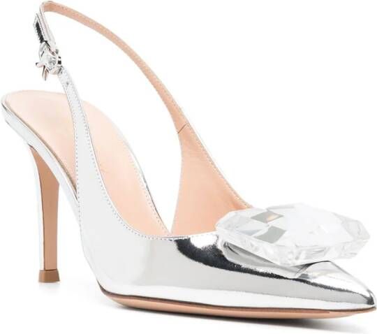 Gianvito Rossi Jaipur slingback pumps Zilver