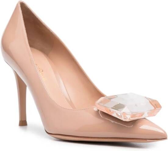 Gianvito Rossi Jaipur pumps verfraaid met kristallen Roze