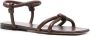 Gianvito Rossi Juno leren sandalen Bruin - Thumbnail 2