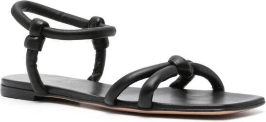 Gianvito Rossi Juno leren sandalen Zwart