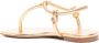 Gianvito Rossi Juno leren sandalen met bandje Goud - Thumbnail 3