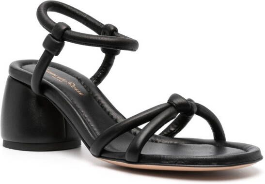 Gianvito Rossi Sandalen met geknoopt bandjes Zwart