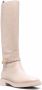 Gianvito Rossi Leren laarzen Beige - Thumbnail 2