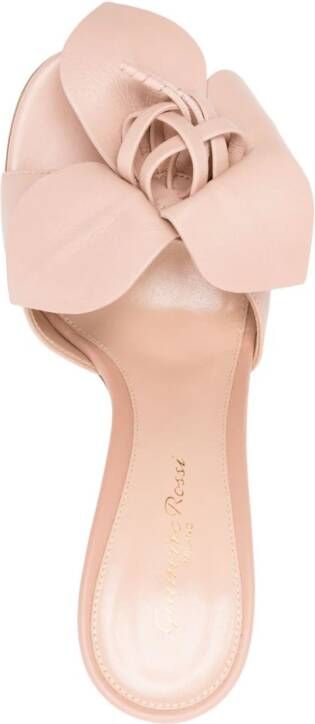 Gianvito Rossi Lucilla 85mm leren muiltjes Beige