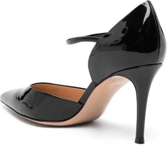 Gianvito Rossi Leren pumps Zwart