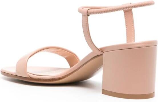 Gianvito Rossi Leren sandalen 65 mm Roze