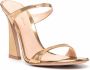 Gianvito Rossi Leren sandalen Beige - Thumbnail 2