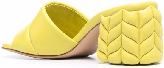 Gianvito Rossi Leren sandalen Groen