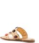 Gianvito Rossi Leren slippers met kralen Goud - Thumbnail 3