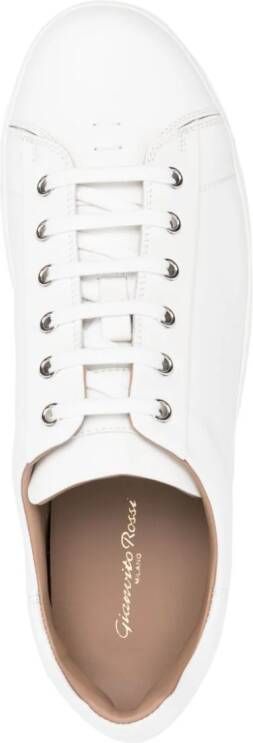 Gianvito Rossi Leren sneakers Wit