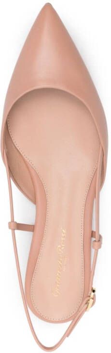 Gianvito Rossi Lint Sling 05 ballerina's Beige