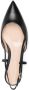 Gianvito Rossi Lint Sling 05 ballerina's Zwart - Thumbnail 4