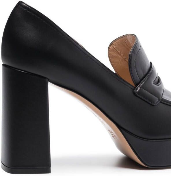 Gianvito Rossi Loafers met plateauzool Zwart