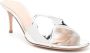 Gianvito Rossi Lucrezia 70 mm leren sandalen Zilver - Thumbnail 2