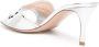 Gianvito Rossi Lucrezia 70 mm leren sandalen Zilver - Thumbnail 3