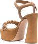 Gianvito Rossi Maddy sandalen met plateauzool Beige - Thumbnail 3