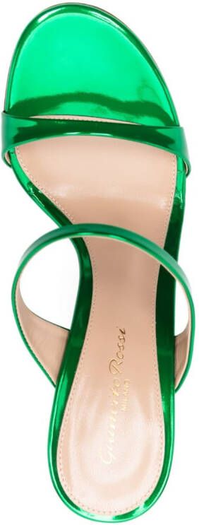 Gianvito Rossi Metallic muiltjes Groen