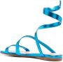 Gianvito Rossi Metallic sandalen Blauw - Thumbnail 3