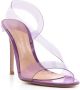 Gianvito Rossi Metropolis doorzichtige sandalen Paars - Thumbnail 2