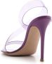 Gianvito Rossi Metropolis doorzichtige sandalen Paars - Thumbnail 3