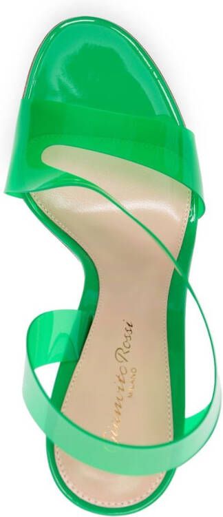 Gianvito Rossi Metropolis sandalen met open neus Groen