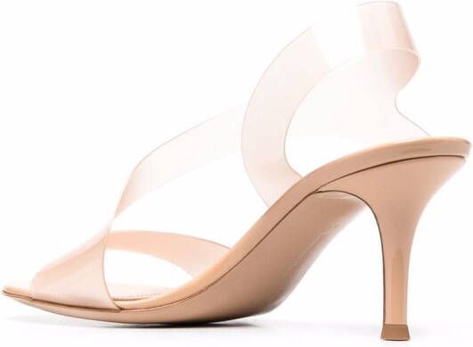 Gianvito Rossi Metropolis slingback sandalen Beige