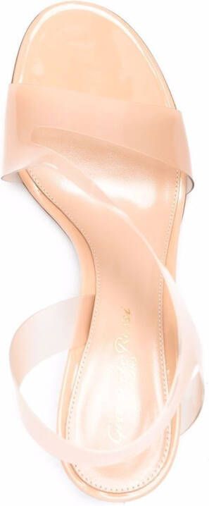 Gianvito Rossi Metropolis slingback sandalen Beige