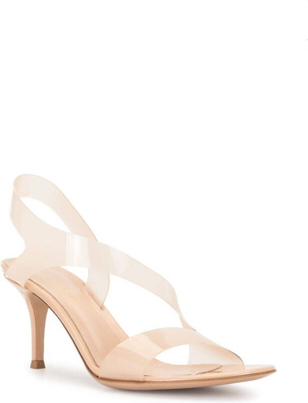 Gianvito Rossi Metropolis slingback sandalen Wit