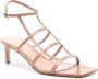 Gianvito Rossi Mondry leren sandalen Beige - Thumbnail 2