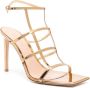 Gianvito Rossi Mondry leren sandalen Goud - Thumbnail 2