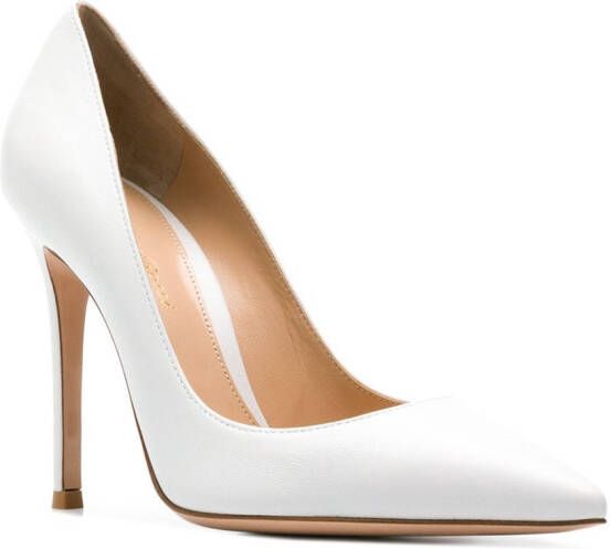 Gianvito Rossi Paris 100 pumps Wit