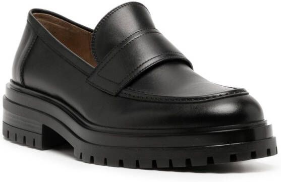 Gianvito Rossi Paul chunky loafers Zwart