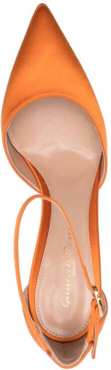 Gianvito Rossi Leren pumps Oranje