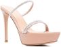 Gianvito Rossi Sandalen met plateauzool Beige - Thumbnail 2