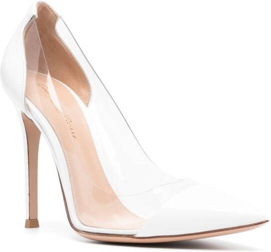 Gianvito Rossi Plexi pumps Wit